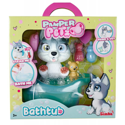 Pamper Petz - собака хаски из банды подгузников с ванной 5953560