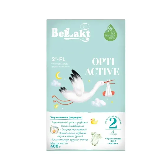 Смесь сухая молочная Беллакт «Bellakt Opti Activе 2» от 6 мес. 400 г