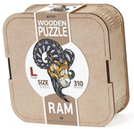 Деревянный, фигурный пазл EWA Горный Баран L 40x55 см