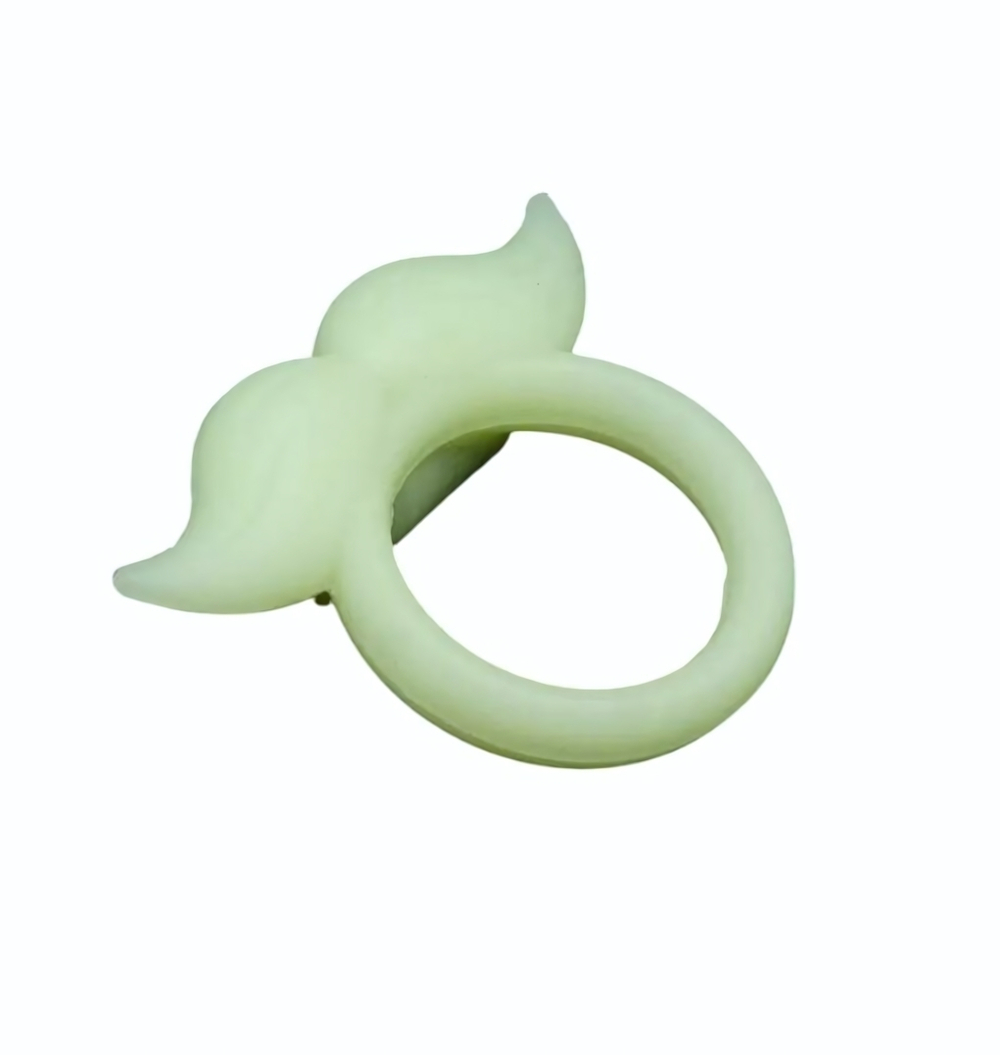 Люминесцентное эрекционное виброкольцо Hipster (Цвет: зеленый)