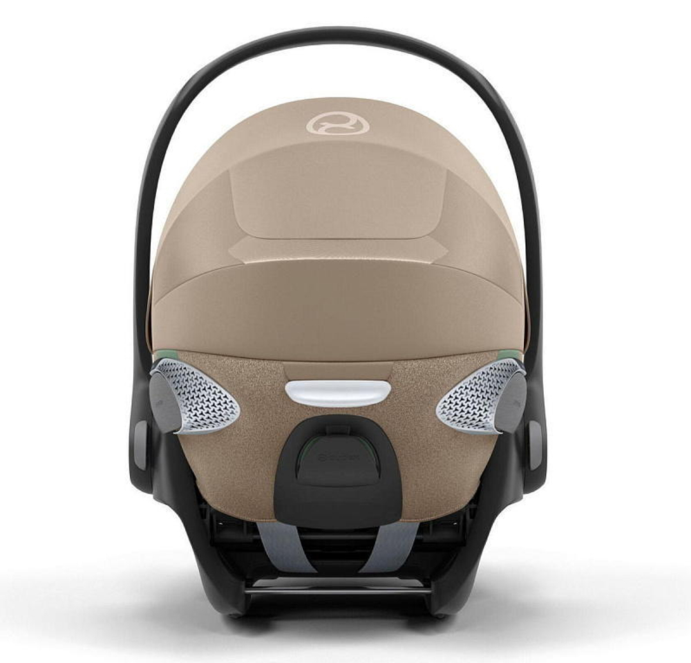 Коляска 3 в 1 Cybex Priam IV Matt Black complete и автокресло Cloud T i-Size Cozy Beige Plus Off White
