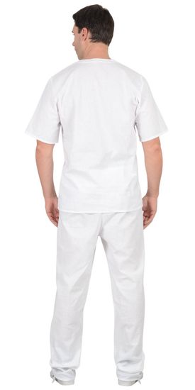 Костюм мужской пекаря (белый)