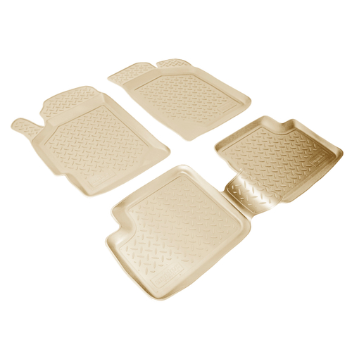 Ковры в салон Norplast/Unidec для Kia Spectra в кузове FE RUS (2006-), Бежевый, арт.NPL-Po-43-44-B