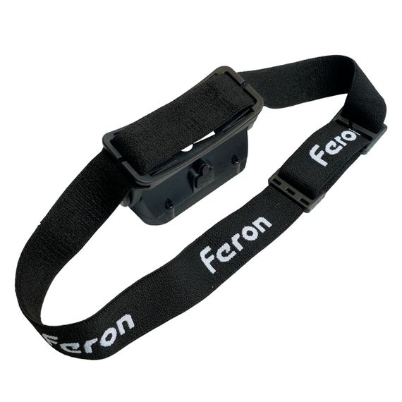 Фонарь налобный Feron TH2315 c аккумулятором 5W 2000mAh IP44 USB type-C ABS пластик 51620