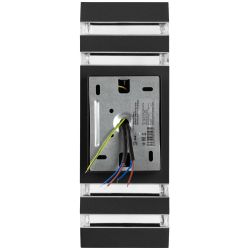 Светильник уличный настенный ЭРА «Астрея» GBW-101-BL-0310 230В 2хЕ27 IP54 вверх/вниз черный | Садово-парковые светильники