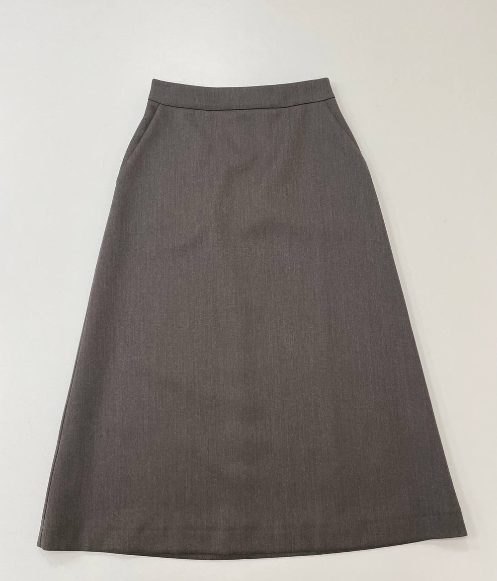 Тестовый образец. Юбка из шерсти 100%. Цвет коричневый. Размер 42. №86