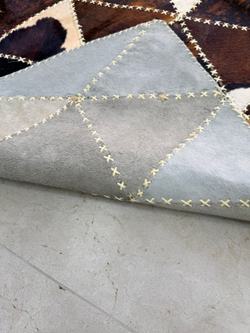 Ковер овальный натуральный Телячья шкура