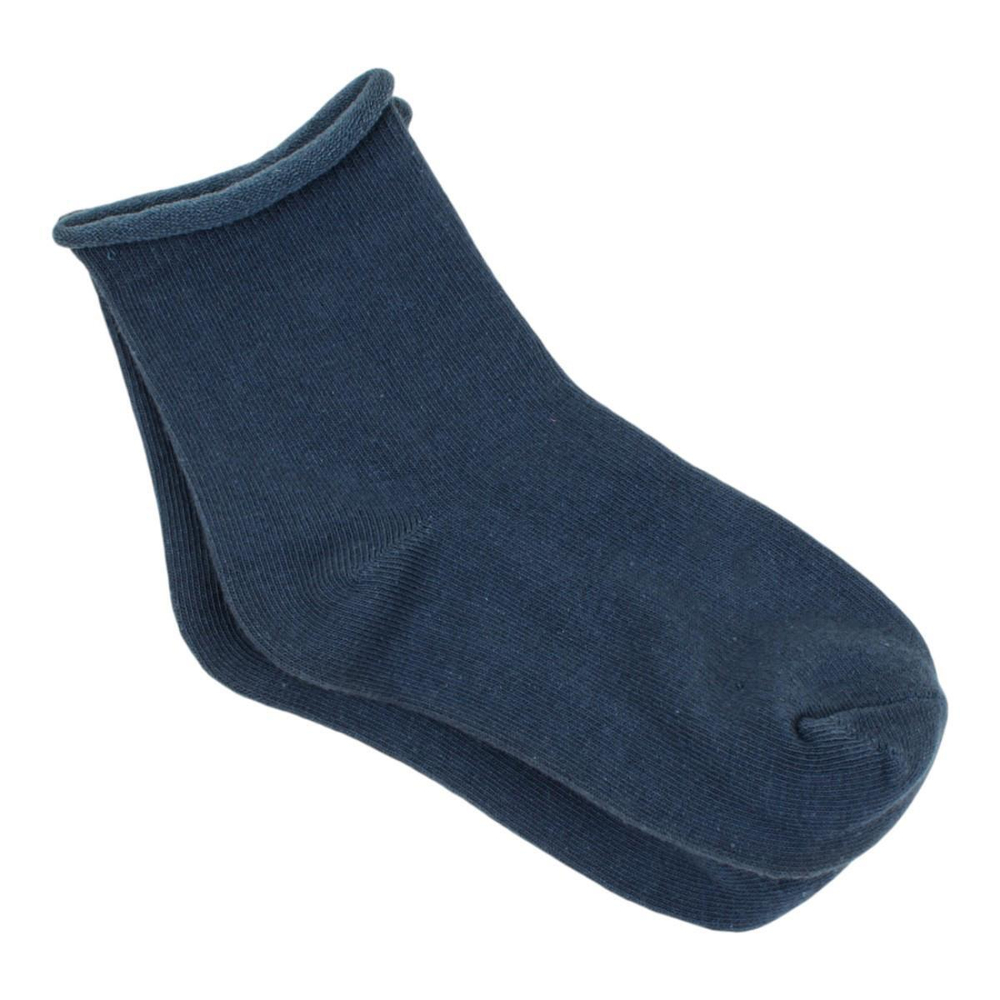 Носки для девочек LB904 20р. син-горч. с наклейками, 1 шт.