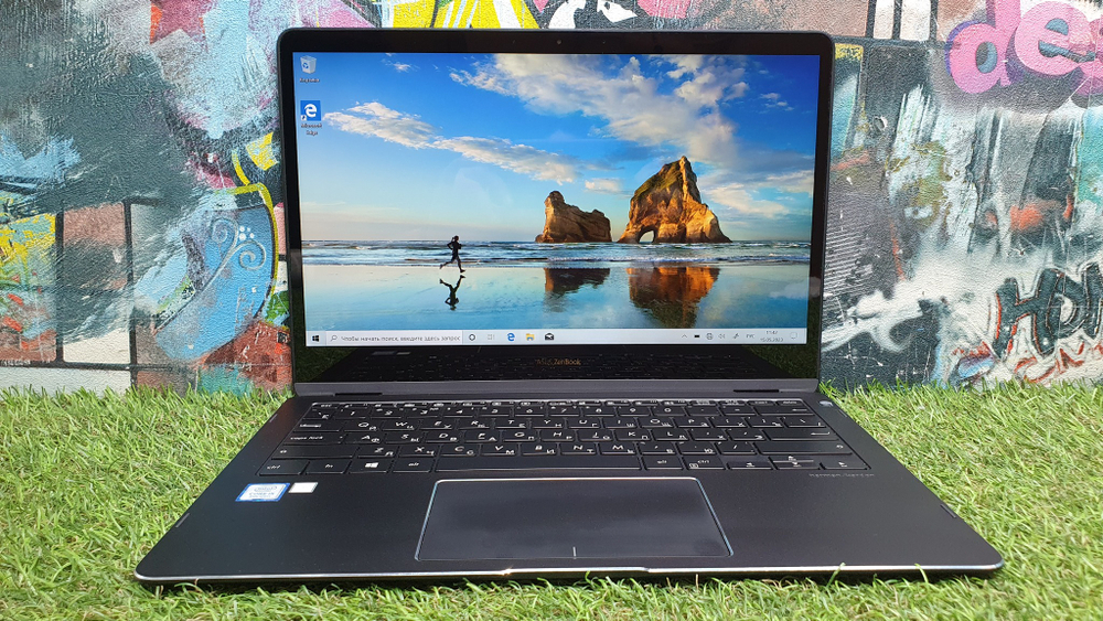 Ноутбук-трансформер ASUS i5-8/8Gb/FHD/ZenBook Flip S UX370UA-EA346R [90nb0en1-m08900]/ Windows 10