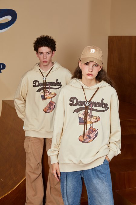 Худи DONSMOKE "Sneakers Logo" Oversized Hoodie