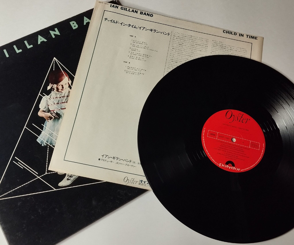 Винтажная виниловая пластинка LP Ian Gillan Band Child In Time (Japan 1976) (No Obi) You Make Me Feel So Good
