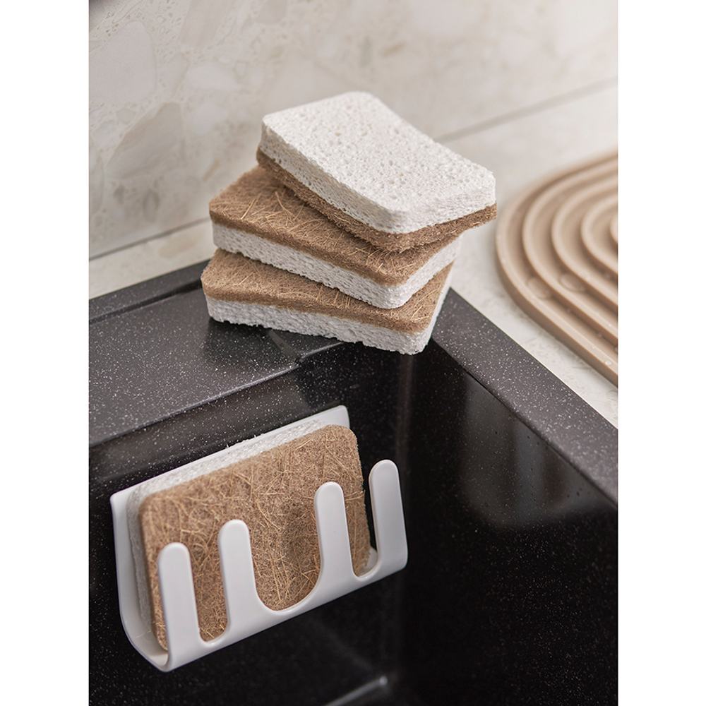 Набор губок для посуды из целлюлозы и кокосового волокна Eco Sponge | 6шт