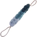 Мочалка для тела «PREMIUM - BOTAGA», цвет сапфировый / лазурный, 55*29*5,5см, 60грамм, Zip пакет