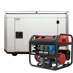 Генератор бензиновый SUNREKA G6500EAX с кожухом Geon 1200 RAL 7035