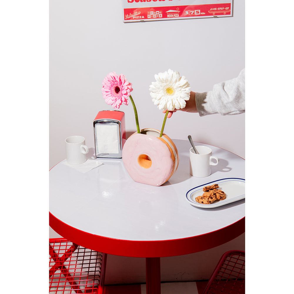 Ваза для цветов Fast Food, Donut, 16 см