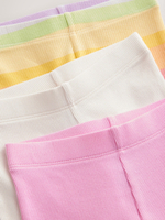 Легинсы-клеш для девочки Next AM7-590, 3 шт., Розовый, Белый