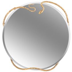 Зеркало настенное Змея Серпентис Амбер