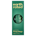 Earth Rated, Пакеты для отходов для собак, без запаха, 300 пакетов