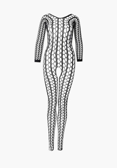 Боди-комбинезон в крупную сетку Le Frivole черный S/L