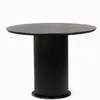 Обеденный стол Iona Ø100 см, черный меламин