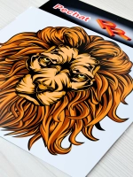 Наклейка - Царь зверей