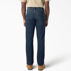 dickies flex regular fit 5 pocket jeans dark denim wash 6 950