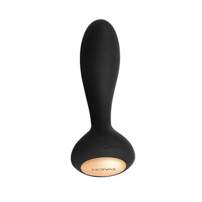 стимулятор простаты Svakom Judy, 25 режимов вибрации (10,2 см, черный) (Цвет: черный с золотым)