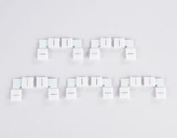 Ambrella Соединитель угловой L для светодиодной ленты 5050 12/24V (4 конт.) GS6701 (10шт) LED Strip GS6701