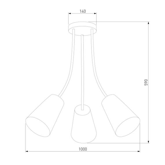Потолочная люстра TK Lighting 1711 Wire Kids