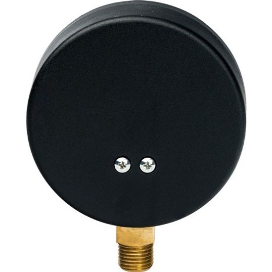 Термоманометр радиальный Stout 1/2", 10 бар, +120°С, 80 мм с запорным клапаном (SIM-0006-801015)