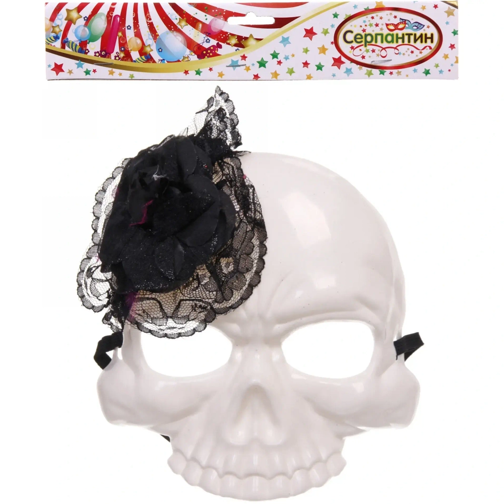 Маска карнавальная «Элегантный череп»