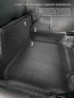 Автомобильные коврики ЭВА с бортами для Toyota Urban Cruiser III (22-26г.) левый руль