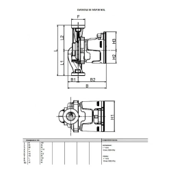 Насос циркуляционный бытовой DAB EVOSTA2 30-145/130 SOL, 60188429