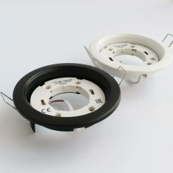 Встраиваемый светильник-основание EKS Optima GX53 матовый черный (до 17 Вт, IP 40) точечный, для натяжных потолков