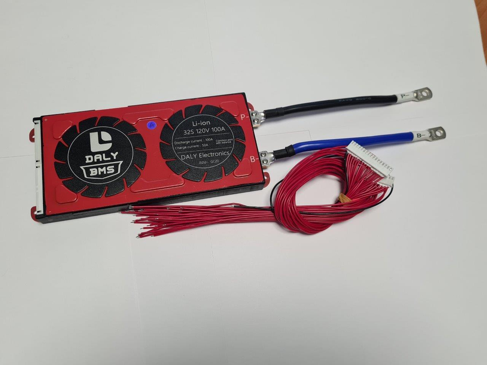 Плата контроля BMS Li-ion 32S 120V 100A