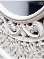 Зеркало "Флоренция" в резной деревянной раме, 64 см