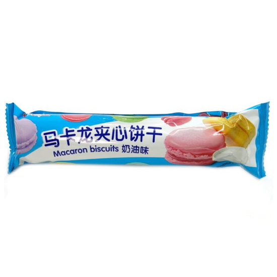 Печенье песочное с кремом со вкусом сливочного крема