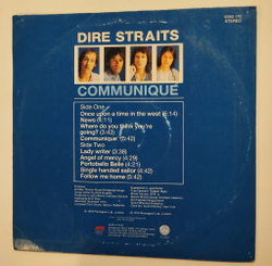 Винтажная виниловая пластинка LP Dire Straits Communique (India 1979) (Big Swirl)