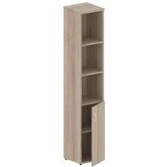 Шкаф узкий Континент дуб кронберг ЛФ220 400×406×2000