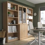 Книжный шкаф - TONSTAD IKEA/ ТОНСТАД ИКЕА, 245х200,5 см,  коричневый