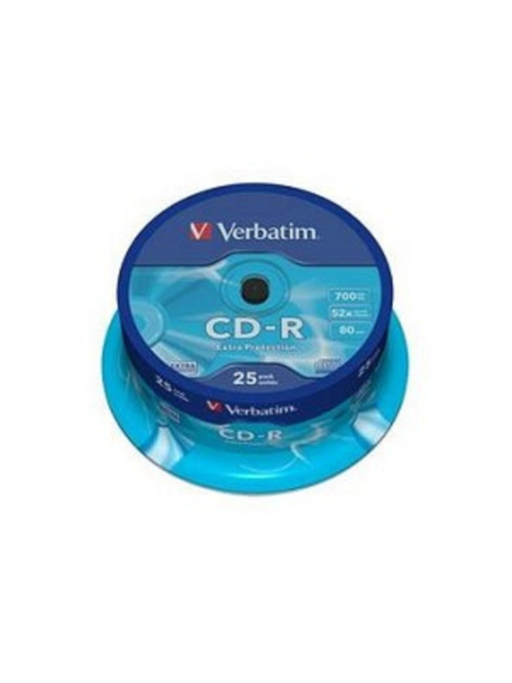 Verbatim  Диски CD-R  25 шт. 52-x 700Mb, Cake Box (43432)