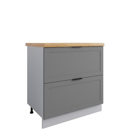 Кухня Модуль КМЯ 800 Норма Перо Смоки