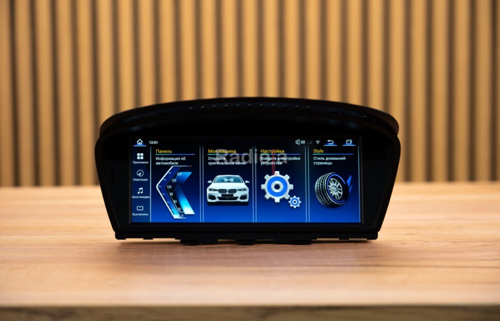Магнитола BMW 5-серия E60/E61 2003-2009 (ССС) - Radiola RDL-6210-L монитор 8.8" на Android 13, 8+128Гб, CarPlay, 4G SIM-слот