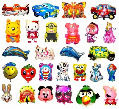 Надуть гелием фольгу Фигура от 50 до 70 см