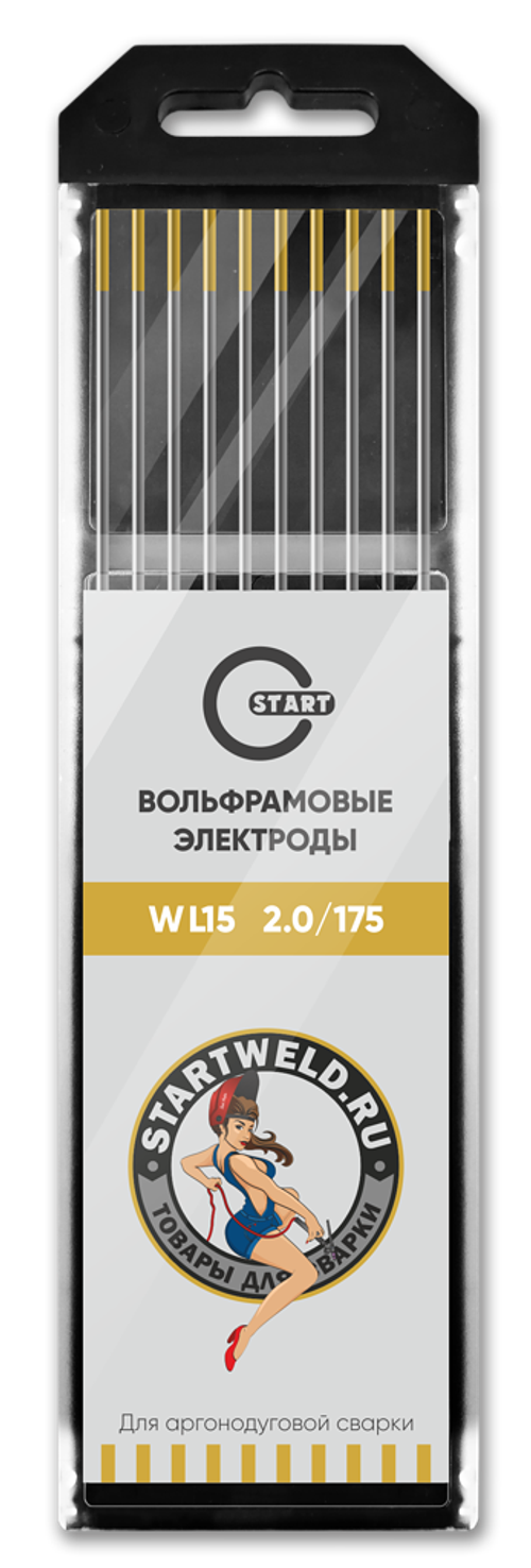 Вольфрамовый электрод WL 15 2,0/175 (золотой) WL1520175