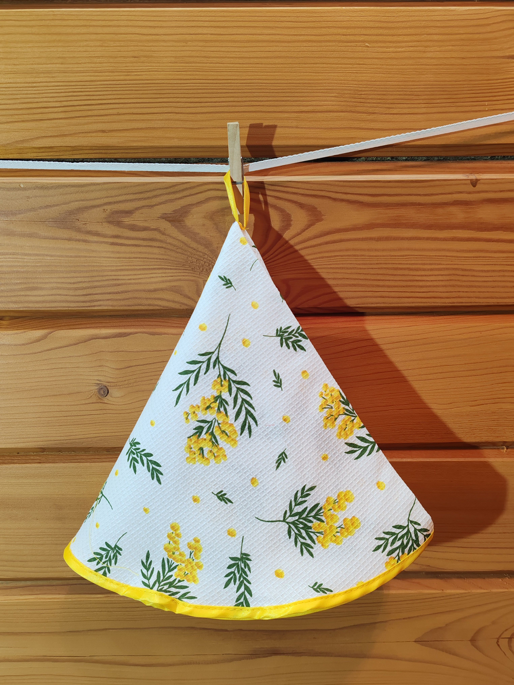 Полотенце кухонное, круглое, 2 шт, вафельное полотно