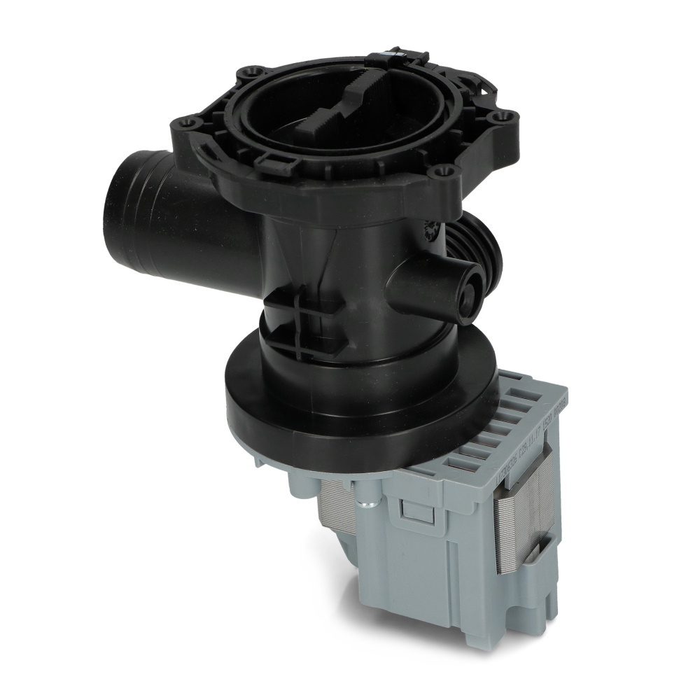 Сливной насос 119307 стиральной машины Indesit, Ariston - помпа C00119307 в сборе с улиткой и крышкой фильтра