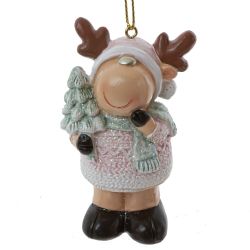 GAEM Фигурка декоративная подвесная "Олень", L4,5 W3 H8 см, 4в.