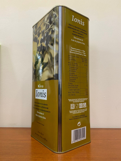 Оливковое масло греческое IONIS Для жарки Рафинированное (Pomace) 5 литров в жестяной канистре Греция