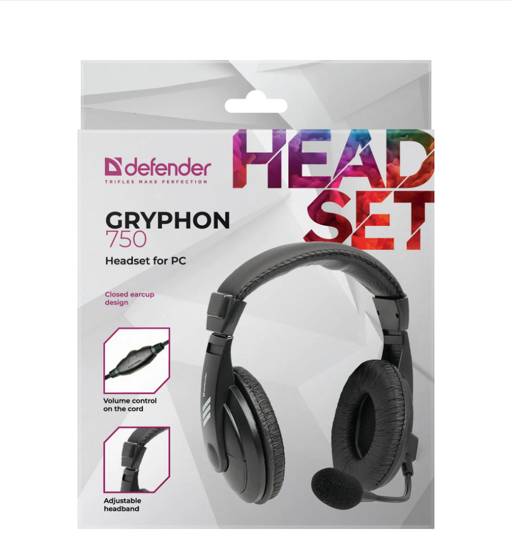 Наушники гарнитура Defender Gryphon 750